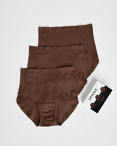 SPANXsmoothâ„¢ Fit-To-You Brief 3-Pack Box | Chestnut Brown